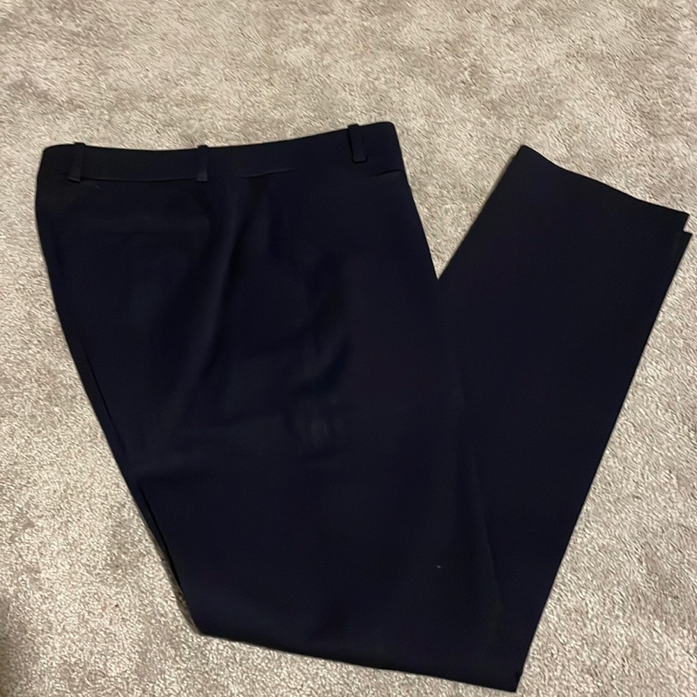 j crew size 8 navy dress pants